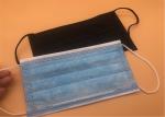 Non Irritating 3 Ply Disposable Face Mask For Clinic Health Care Beauty Salon