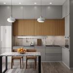 Waterproof Gray YALIG Glass Panels Handles for Kitchen Cabinet Replacement