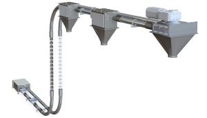 Quality Customizable Steel Tubular Conveyor Horizontal / Inclined Tubular Chain Conveyor wholesale