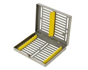 Quality 10 Dental Instruments Stainless steel Autoclave Sterilization Cassette Tray Racks wholesale