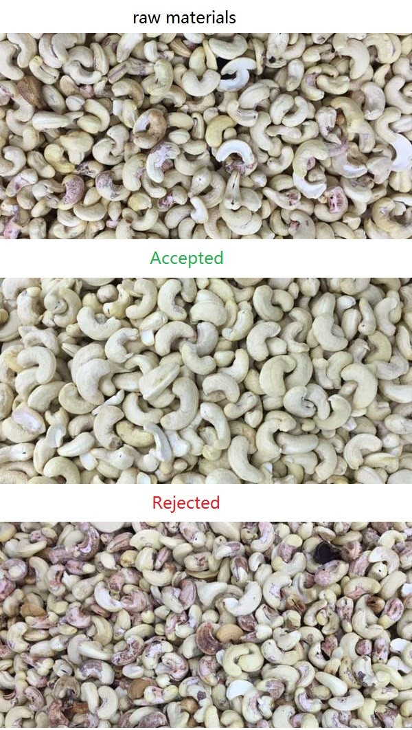 256 Channels LED Light Cashew Color Sorter