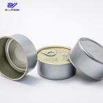 Silver 180ml Cigarette Tins D83x38mm Antique Cigarette Tin Customized Child