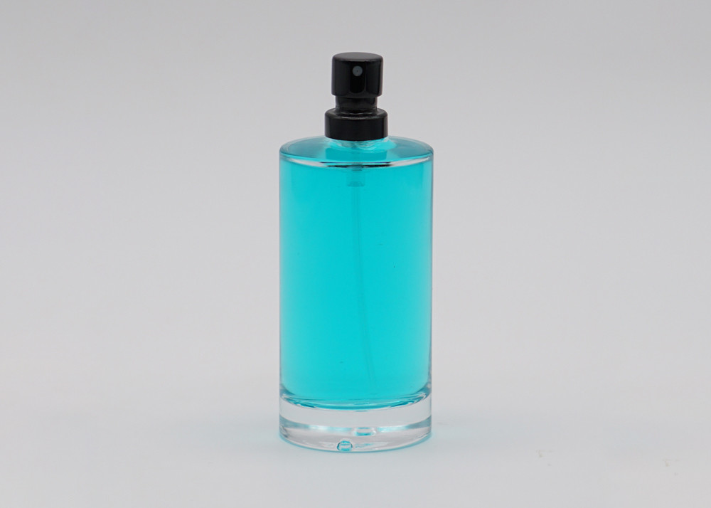 Round Refillable 50ml Cosmetic Packaging Glass Bottle FEA15