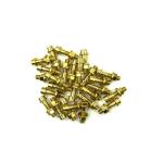 Flange Head Titanium Wheel Hub Bolt Screw M7 27mm Golden Color