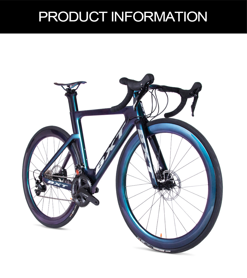Full Carbon Fiber Disc Brake Road Bicycles 700C 22 Speed Road Bike
