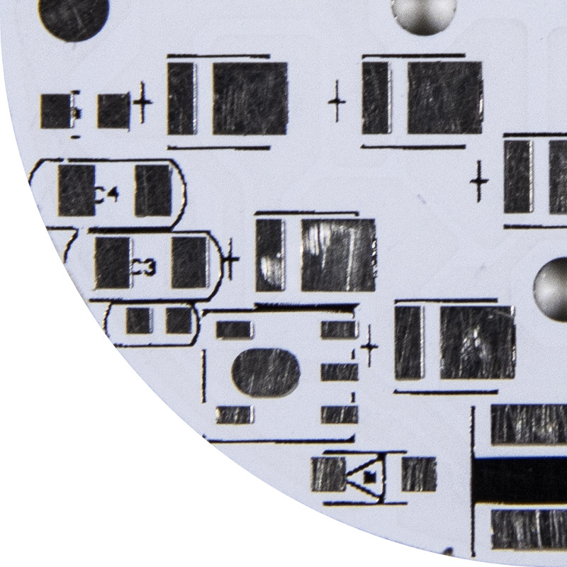 Power 200w SMD LED Double Sided Aluminium PCB Custom Round Shape