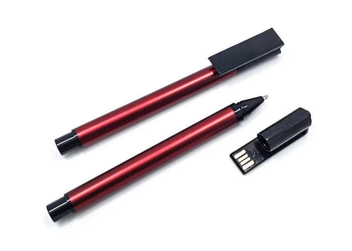 Factory supply customized 32G 2.0 Plastic Pen USB with printing logo for copying data on computer