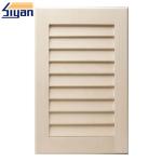 PVC Shutter Style Cabinet Doors MDF Laminated Kitchen Wall Cupboard Doors