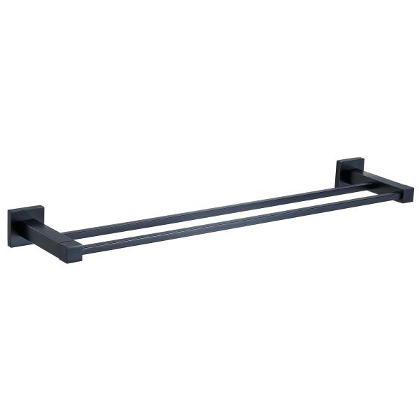 Polished SUS304 Bathroom Towel Bars Wall Mounted Single Hotel Towel Rack Over