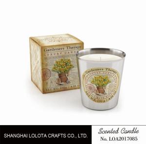 Quality Beautiful Smelling Home Scents Candles , Aromatherapy Soy Candles Amber Fragrance wholesale