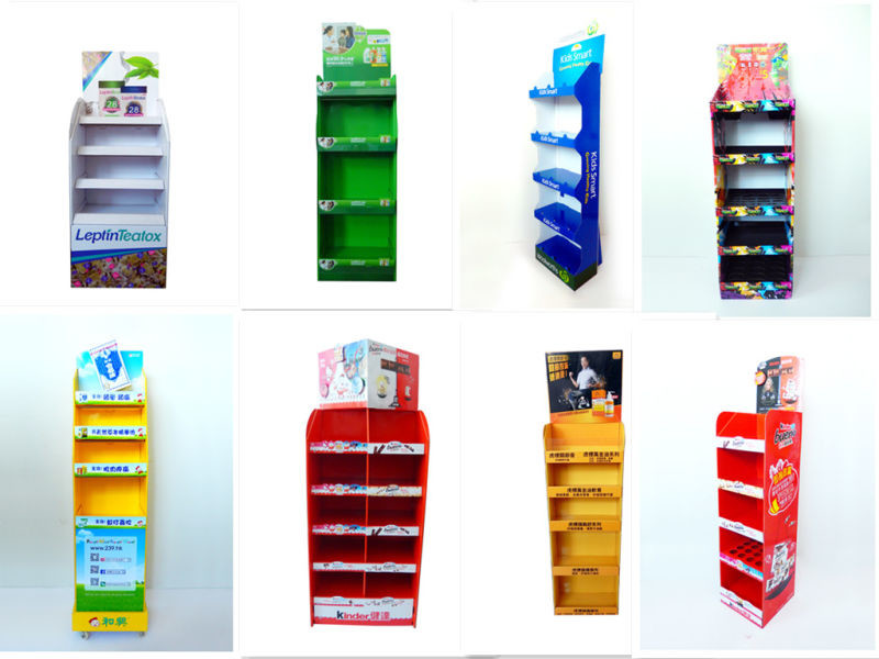 350G CCNB Cardboard Hat Display Rack , Commercial Peg Hook Display Rack