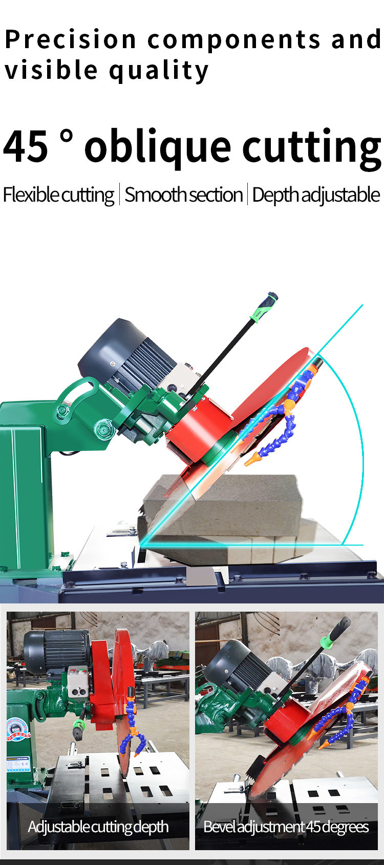 Portable Mobile Stone Cutting Machine