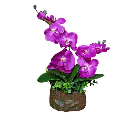 45cm Artificial Purple Flower For Hotel Home Office Decor