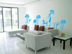 Lovely Living Room Transfer Film Wall Sticker A0050