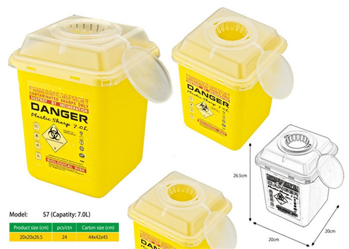 7 Litre Sharps disposal container, Pocket Sharps Container, Sharps Container | WinnerCare