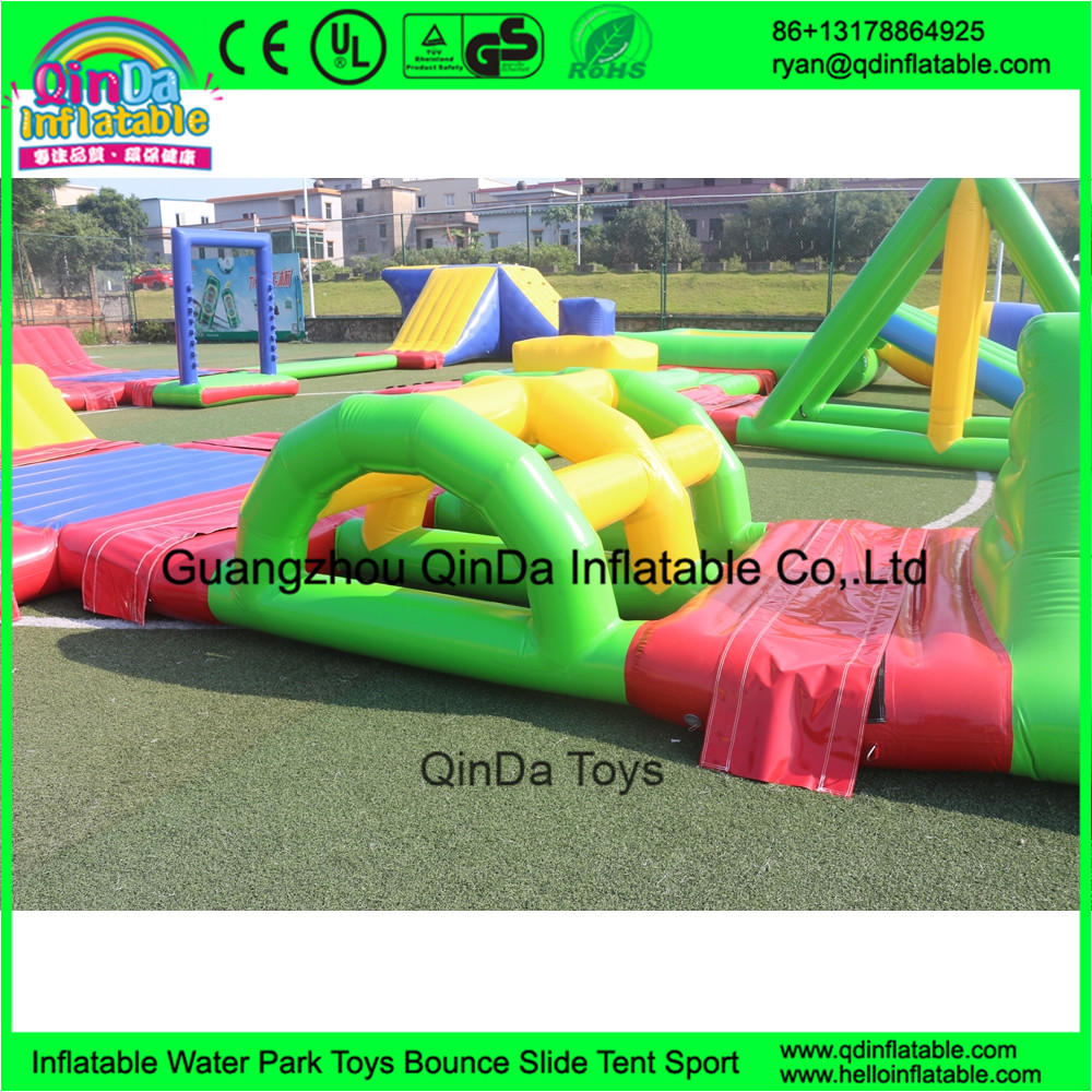 outdoor inflatable water trampoline with slide for sale/ Inflatable Aqua Park/ Water Park Equipment With