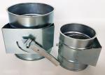 Stainless Steel 125mm Diameter Manual Air Damper For HVAC System