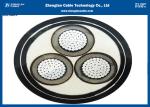 Copper Power Station Underground Cables 35 KV XLPE/PVC Insulated Medium