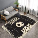 Grass Court Living Room Floor Carpets Green 3d Printed Rugs 1.5*1m