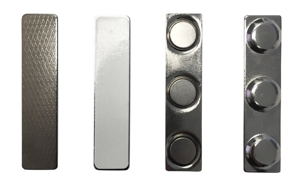 Kellin Magnetics Name Badges Heavy Duty Magnetic Name Tag ID Badge Holder Strong 3 Magnets Fastener with Adhesive