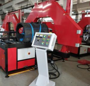 Quality PP Pipe Cutting Band Saw Machine 630mm 380VAC Adjustable Line Speed wholesale