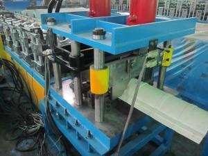 China 70MM Solid Steel Ridge Cap Roll Forming Machine 508 MM Coil Inner Diameter on sale