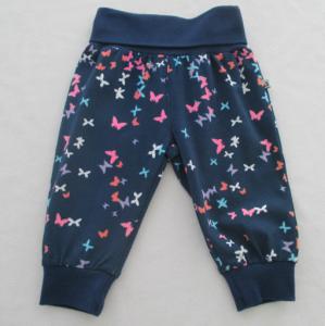 Quality Cotton Jersey Baby Boy Dress Pants All Over Print Rib High Waistband wholesale