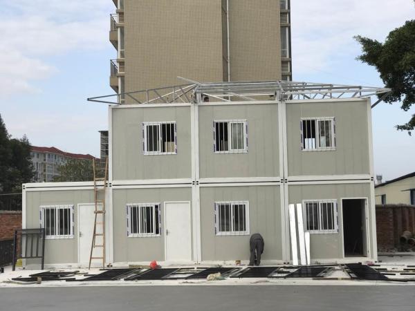 BOX SPACE Fire Proof Heat Insulation Prefab Steel Structure Residential Building