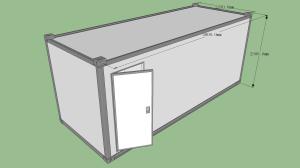 Quality Eco Friendly Portable Toilet Container With Sandwich Panel Composite wholesale
