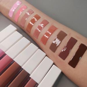 Quality Shimmer Matte Pink Nude Long Lasting Moist Makeup Lip Gloss wholesale