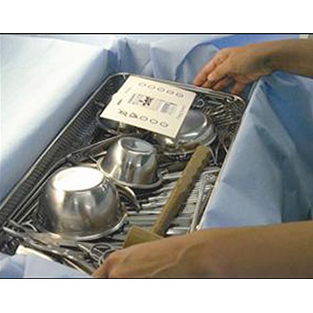 PP spunbond meltblown laminated 50GSM SMS fabric roll sterilization crepe wrap