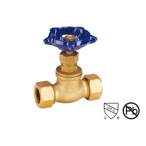 Female Threaded Brass Stop Valve For Pipe Fitting 1/2″ -3/4″ Straight Through