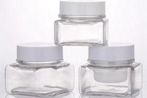 Quality ODM Square Pet 50g 80g Cream Mask Empty Jar wholesale