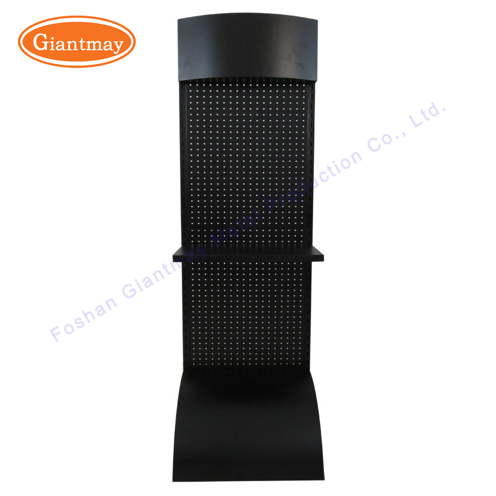 Best Sell Metal Peg Board Rack Unit Shelf Product Hanging Stands Display