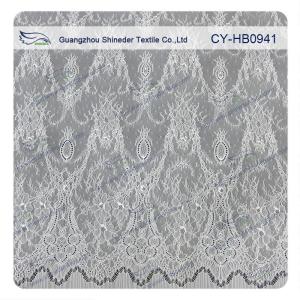 Quality Antique Decorative Eyelash Embroidered Wide Stretch decorative Lace Trim Fabric wholesale