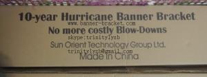 Quality flag sign banner hanging hardware wholesale