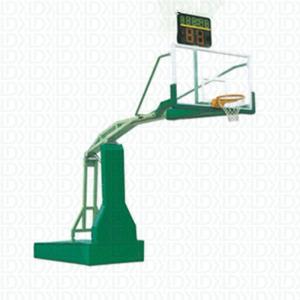 Quality Miniature Green Hydraulic Basketball Hoop Durability Adult Movable Basketball Stand wholesale