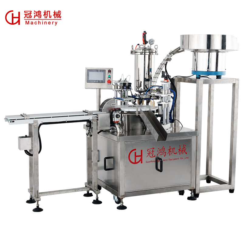Customizable Automatic Gel Filling and Capping Machine for Viscous Liquid Packaging