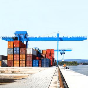 Quality Shipyard Q235 Shipping Container Gantry Crane Shot Blasting wholesale