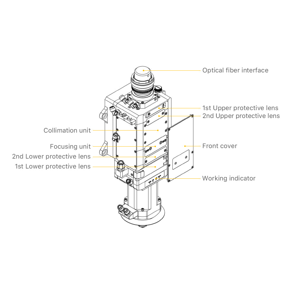 BLT642H BLT662H BLT682H Laser Cutting Head For Energy Mining