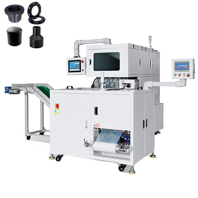 High Speed Vision Counter And PE Film Packaging Machine For Plastic Fitting Pipes Packing