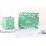 OEM Private Logo Paper Shopping Bags With Handles Hot Stamping Surface