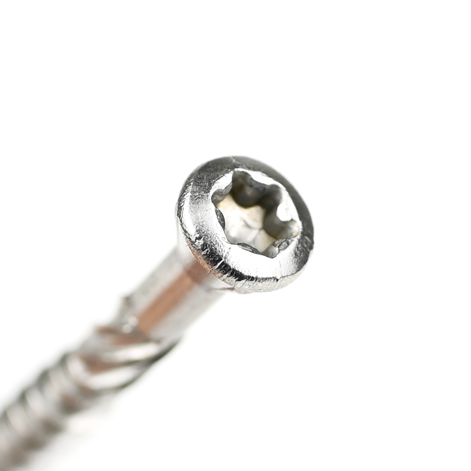 Stainless Steel Torx Trim Head Deck Screws for Wood Structure INCH Measurement System