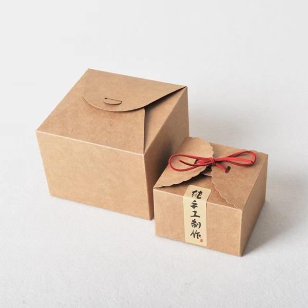 Soap 350gsm Packaging Kraft Paper Box Recycle Handmade Vintage Cardboard Craft