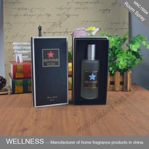 Quality Portable Room Fragrance Spray , Christmas Fragrance Room Spray In Round Glass Bottle wholesale