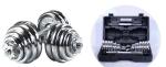 Adjustable Chrome Dumbbell Set15kg 20kg 30kg for Man Fitness Manufacture Price