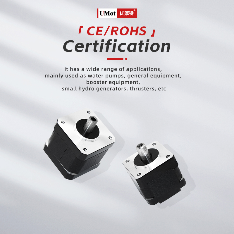 Nema 14 Stepper Motor With 1.0A Holding Current And 170mN.m Holding Torque For Water Pumps