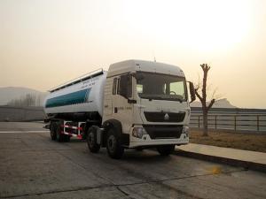 Quality Low Density Powder Material Oil Liquid Tanker Truck 38.5 Cubic Meters ISO wholesale