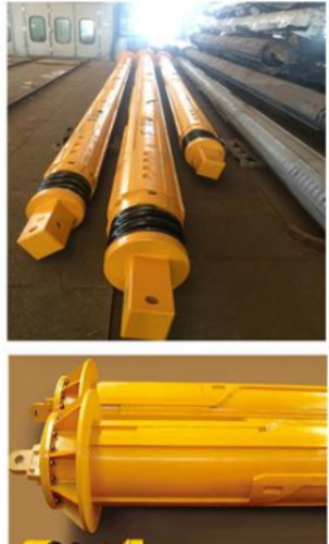 Professional Large Caliber Kelly Bar Piling Heat Treatment Forging Steel Material