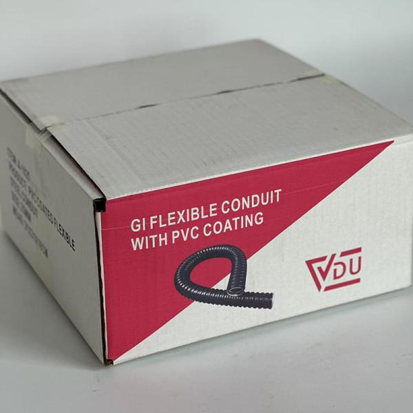 Industrial Grade PVC Coated Flexible Hose with PVC Coating Material 50 Feet